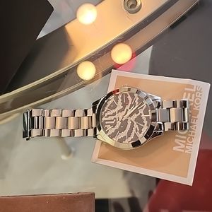 Silver watch Michael Kors